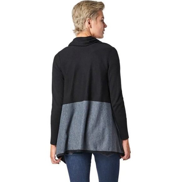 Smartwool Edgewood Wrap Sweat Cardigan Black Grey XL NEW WITH TAGS - Picture 5 of 8